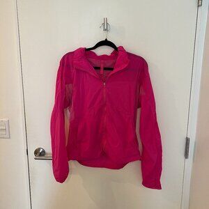 Lululemon Classic-Fit Ventilated Running Jacket - Sonic Pink - Size 12